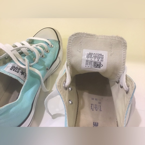 Converse Blue Women’s 9 Mens 7 - Picture 4 of 6